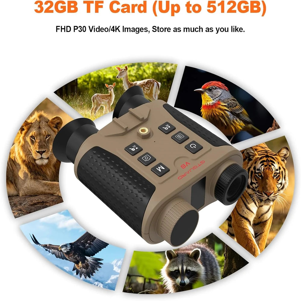 GTMEDIA V6 Infrared Night Vision Binoculars With 8X Digital Zoom