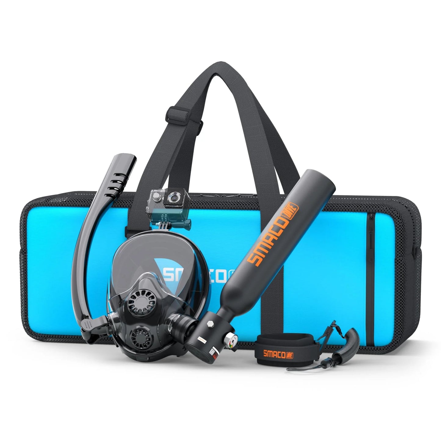 SMACO S300 0.5L Mini Scuba Tank Snorkel Mask Fast Local Dispatch Local Delivery Portable Diving Gear For Outdoor Sea Snorkeling