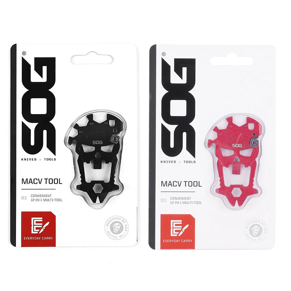 SOG MACV 12 In 1 Stainless Steel EDC Pocket Multitool