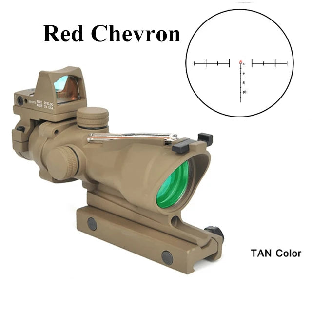 Nabila Adjustable Red Dot And 4x Scope Set For Hunting