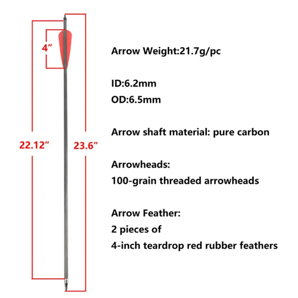 Rapid Fire Six Arrow Archery Magazine Launcher For Compound Bows