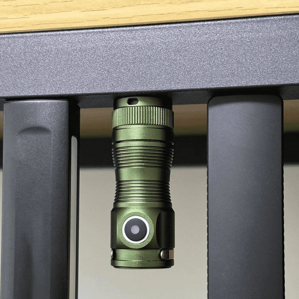 SOFIRN SC13 EDC Tactical Mini Flashlight 1300lm 519A/SST40 LED Magnetic USB‑C Rechargeable 18350 IP68 Waterproof Keychain Torch