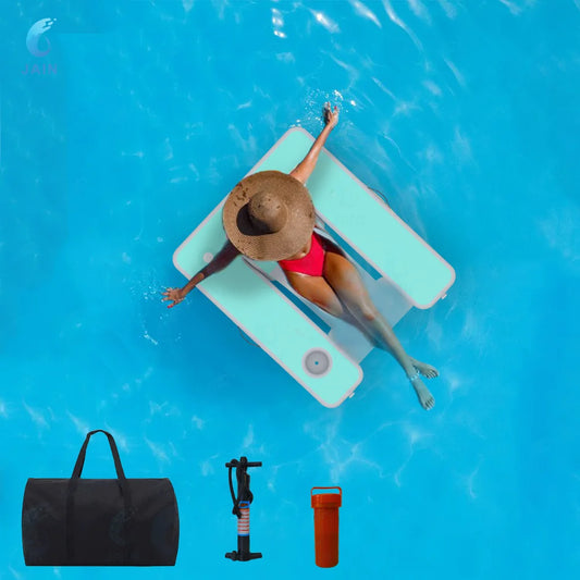 Pool Float Chair inflatable pool chair Hammock Chair Floating Pool Ocean Outdoor Lounging Inflatable Pool Portable Water Chair