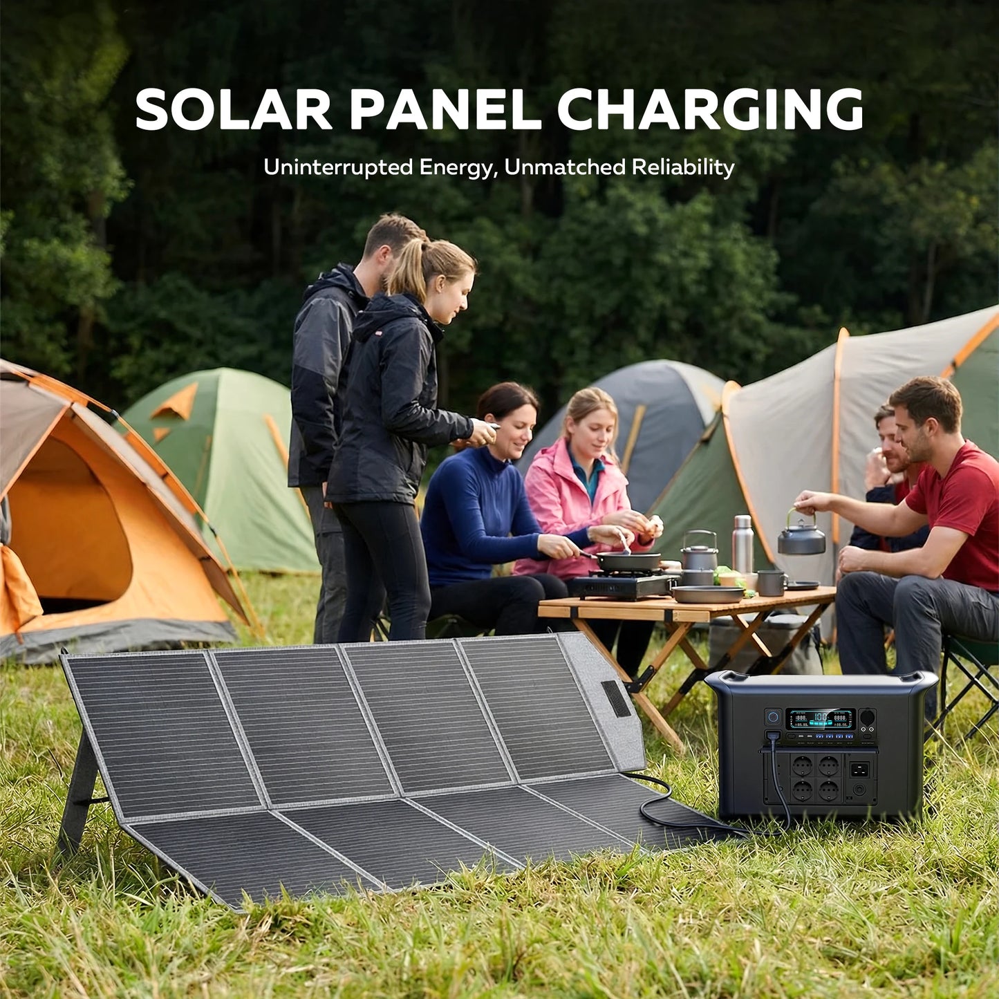 2400W Portable Power Station 2048Wh Lifepo4 Battery Outdoor Pure Sine Wave Energy Storage Home Emergency Power Supply Station ﻿