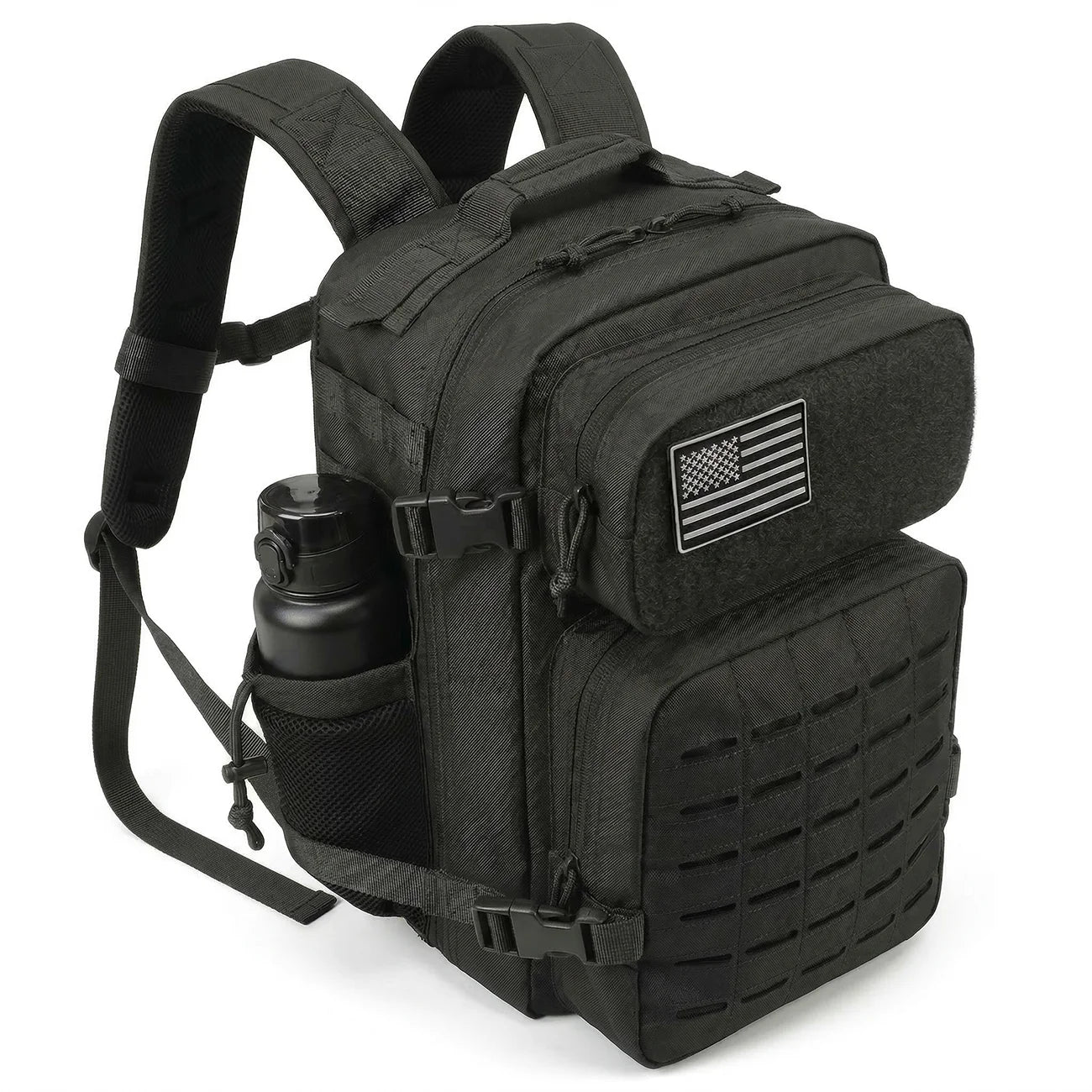 ReFire Gear Molle Hiking Backpack With Dual Cup Holders