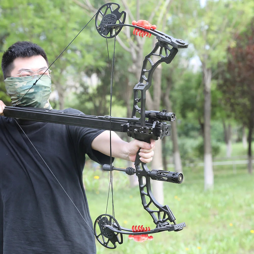 Rapid Fire Six Arrow Archery Magazine Launcher For Compound Bows