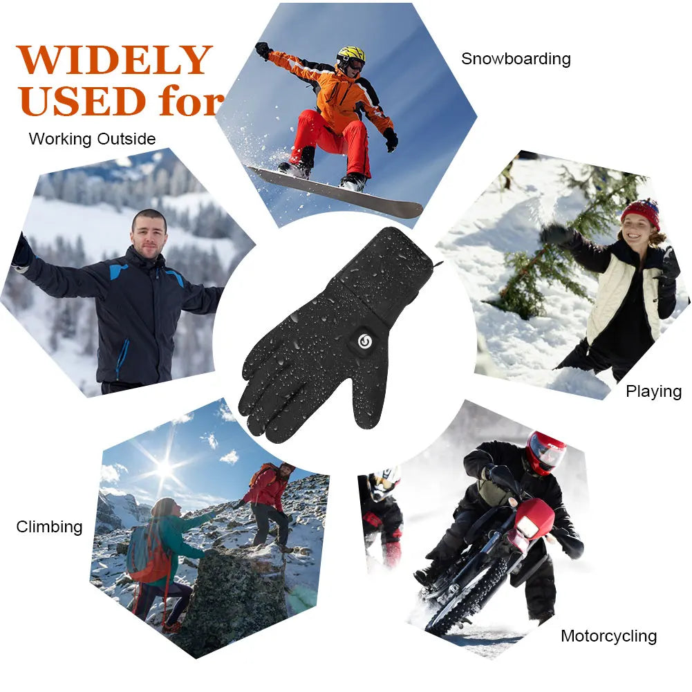 Savior Heat Waterproof Rechargeable Heated Thermal Gloves