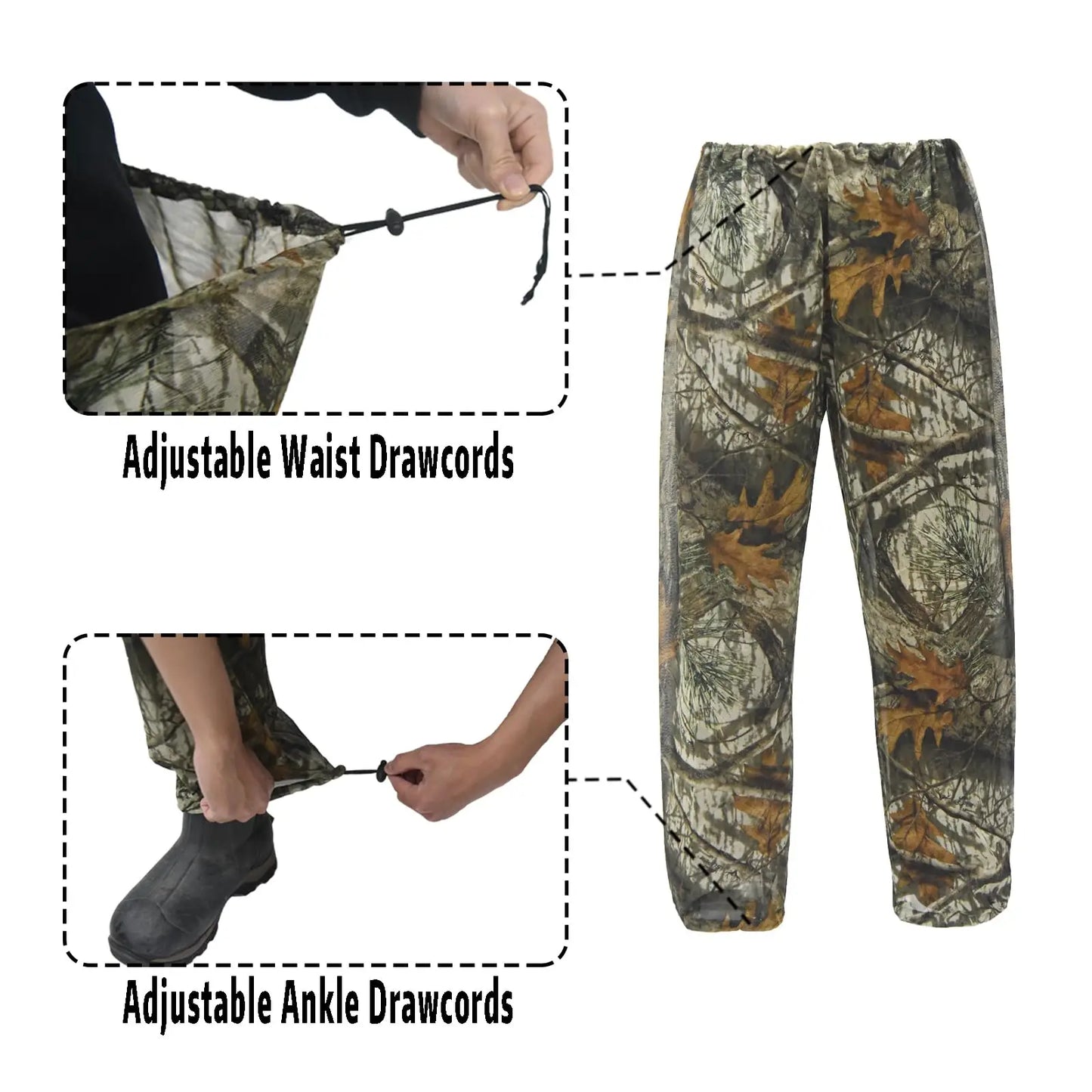 Full Body Mosquito Suit Mesh Bug Jacket and Pants Set with Hood Ultra-Fine Insect Netting Protective Clothing for Outdoor Fishing Camping Hiking Hunting Beekeeping Breathable Lightweight Gear