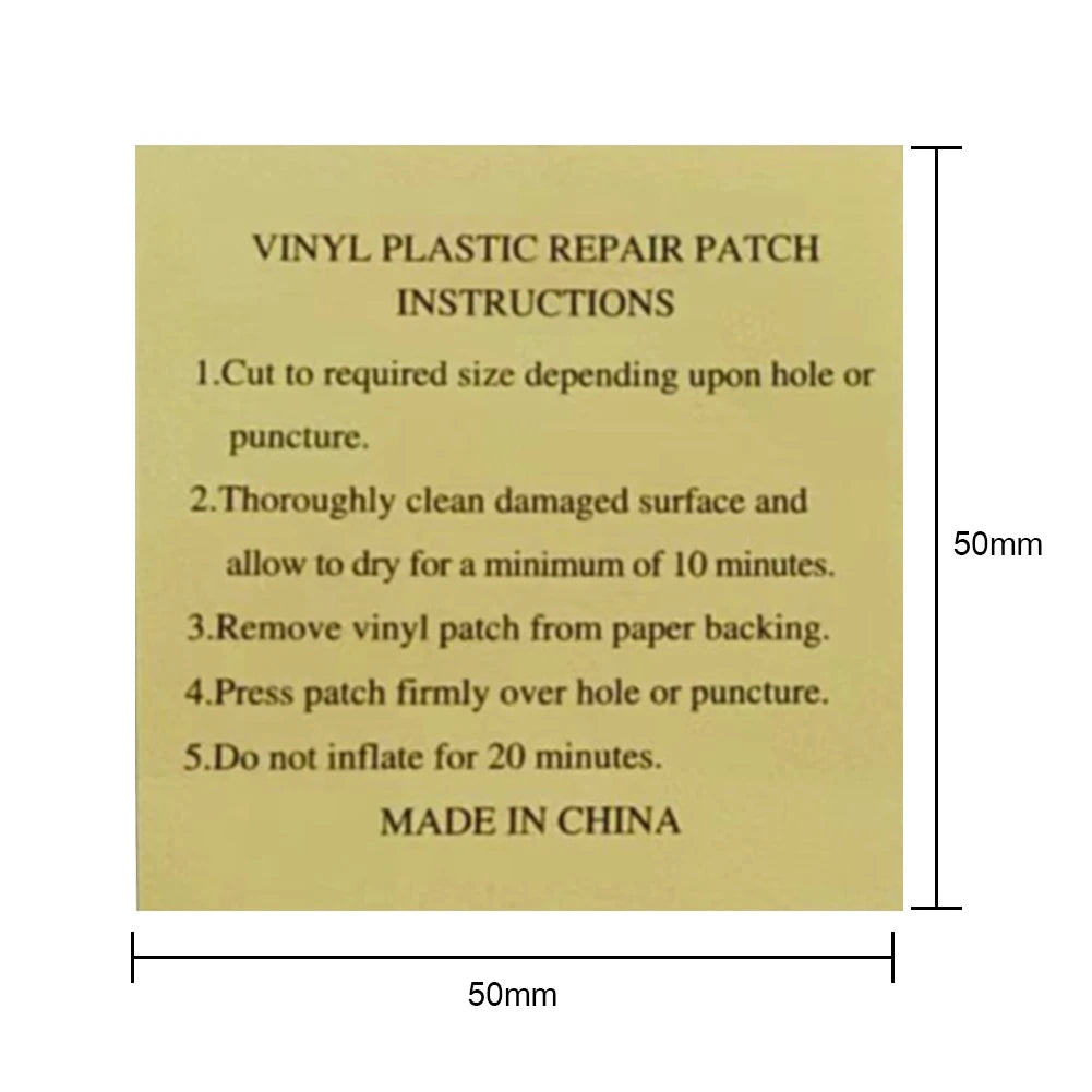 Self-Adhesive Pool Repairing Patches PVC Sticker for Inflatable Boat Raft Ring