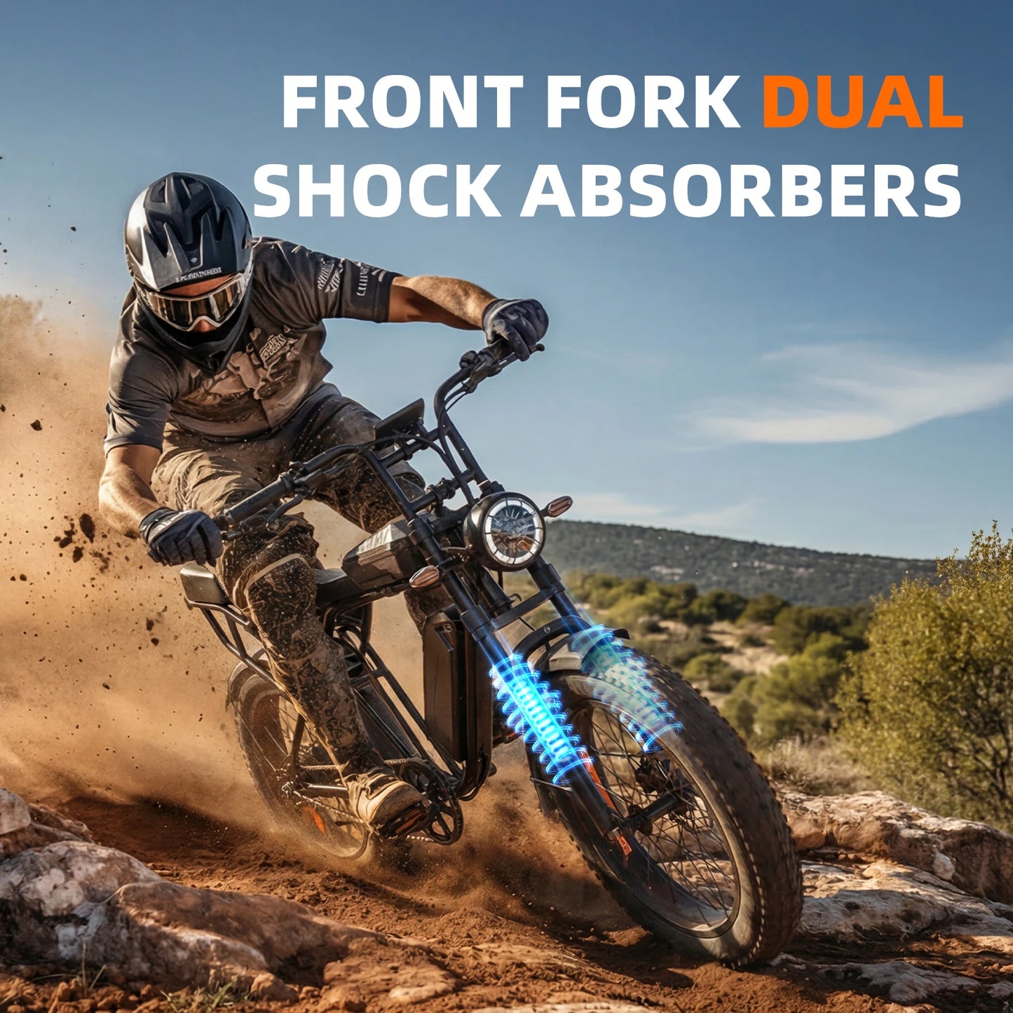 Aairsk X5 All Terrain Fat Tire Electric Adventure Bike