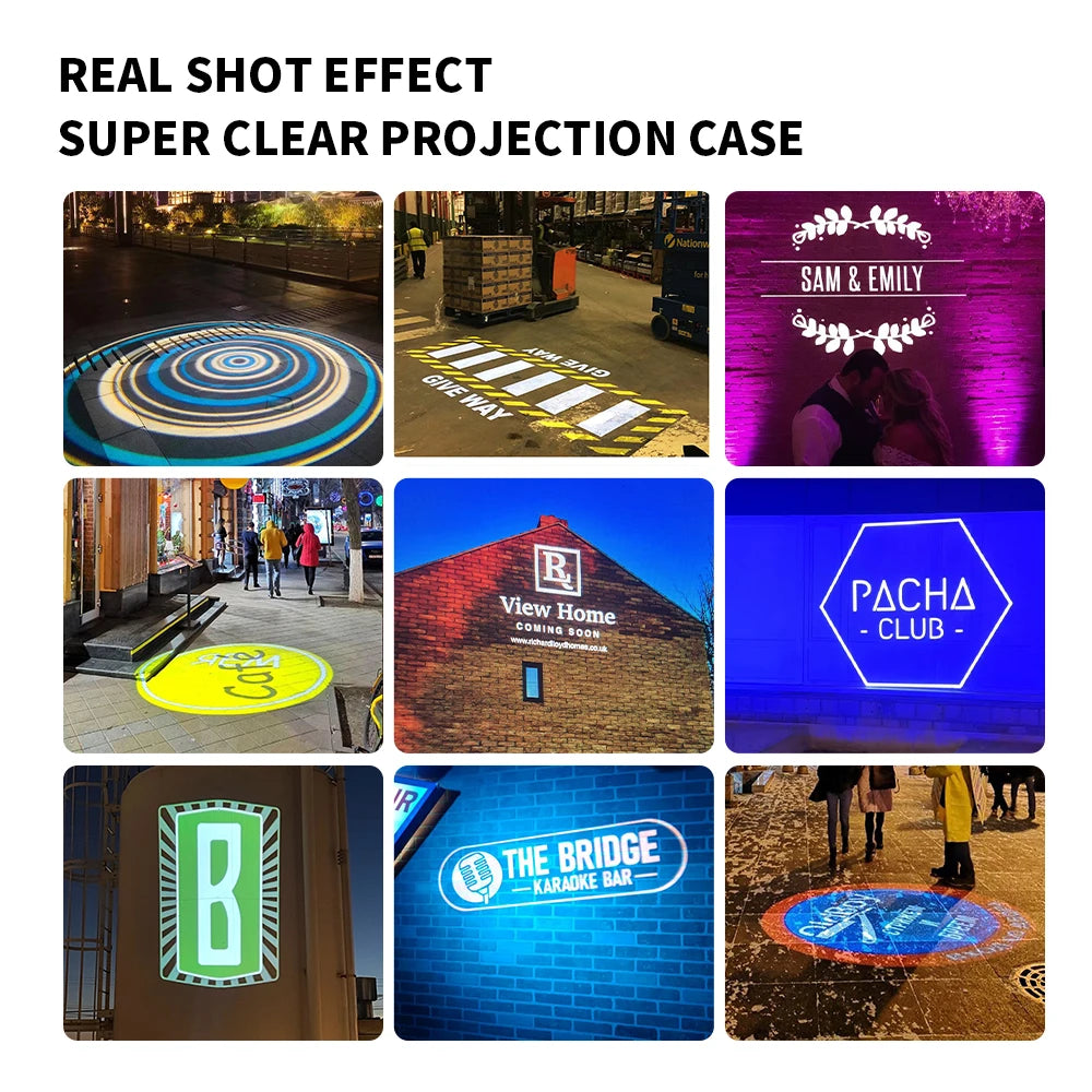 Meisonda Custom HD Gobo LED Logo Projector IP67 Waterproof
