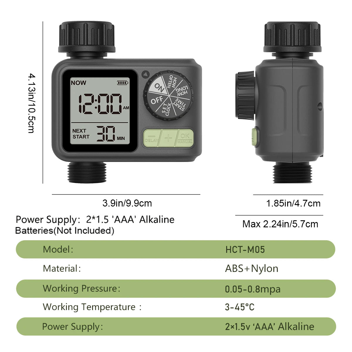 Eshico HCT M05 Automatic Outdoor Garden Sprinkler Water Timer Controller