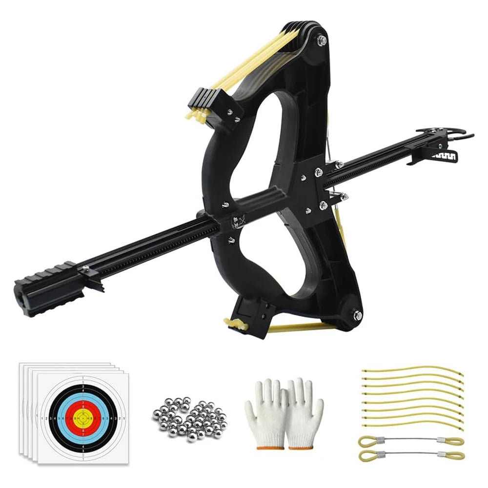High Precision Mechanical Pulley Bow New Type Composite Steel Ball Bow Dual Purpose Adult Outdoor Sports Slingshot