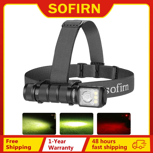Sofirn HS42 2100lm USB C Rechargeable Headlamp SST40 LED