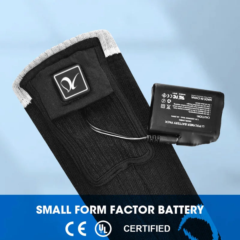 Electric Heated Socks Winter Thermal Socks Battery Heated 3 Levels Temperature Control For Men And Women
