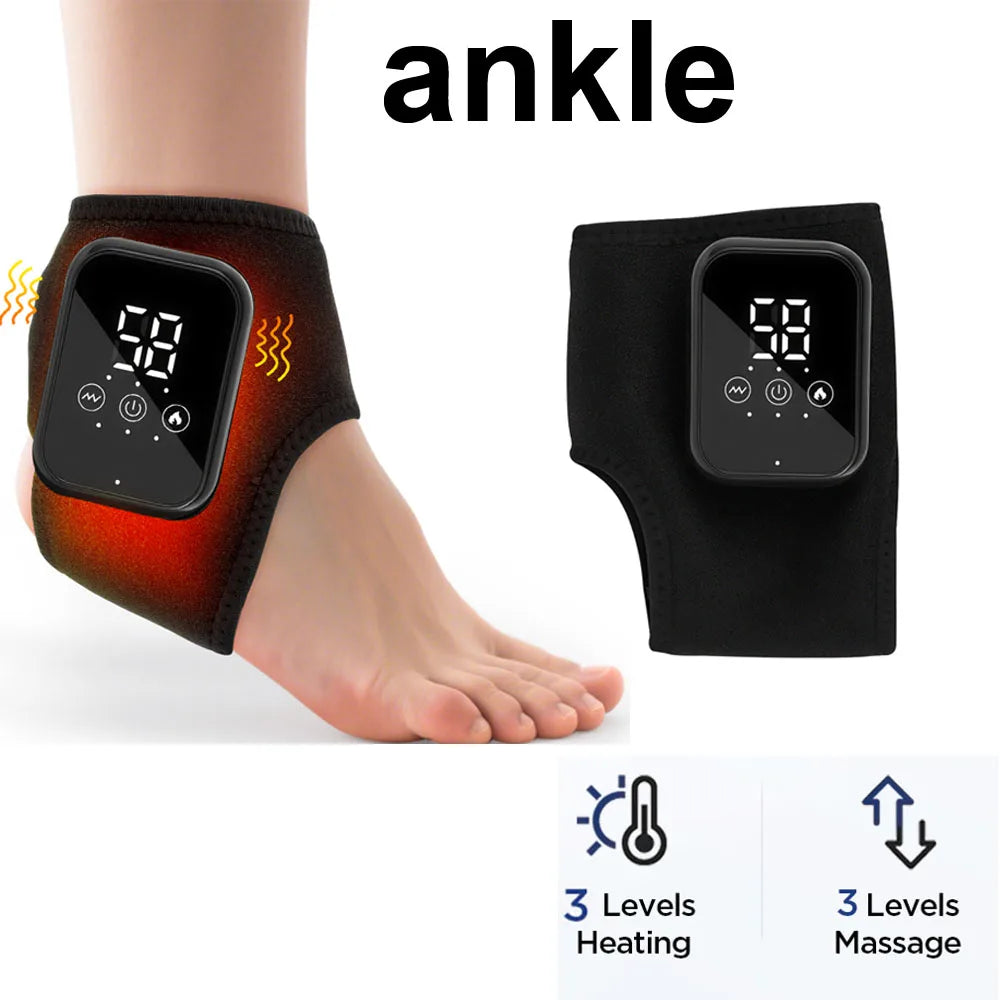 Heated Ankle Brace, Hot Compress Ankle Support Wrap for Sprain Relief, Joint Protection Foot Brace