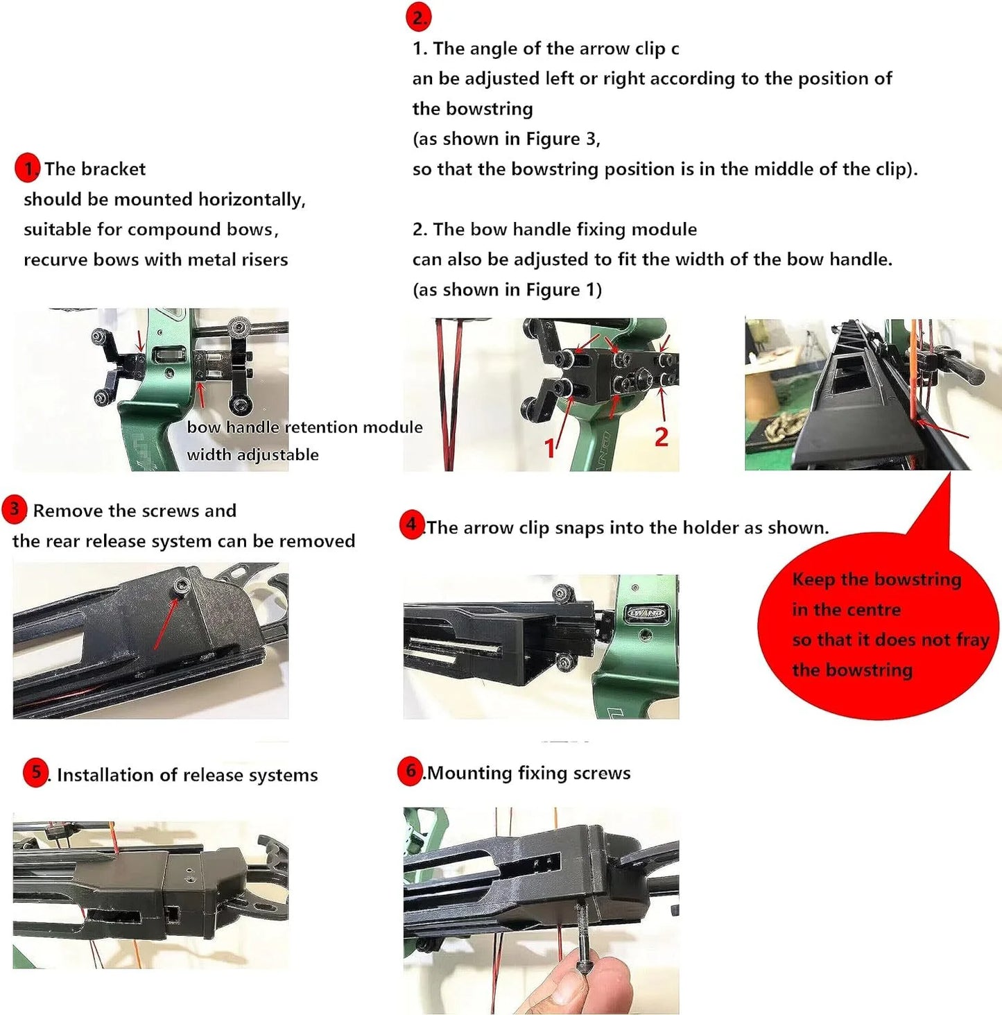 Rapid Fire Six Arrow Archery Magazine Launcher For Compound Bows