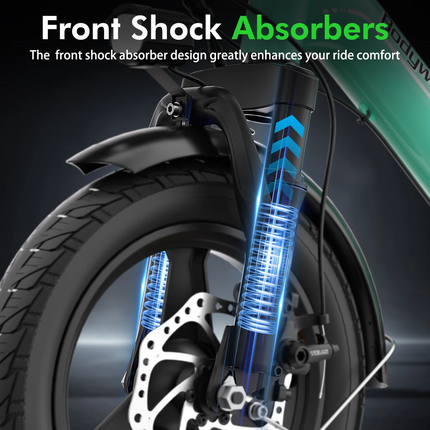 Bodywel T16pro Foldable Electric Bike 750W Motor 20 Mph