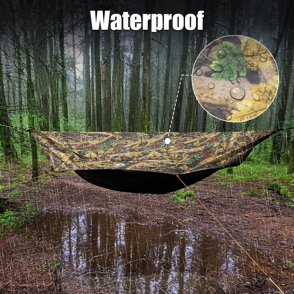 Night Cat Camping Hammock Tent With Waterproof Bug Net