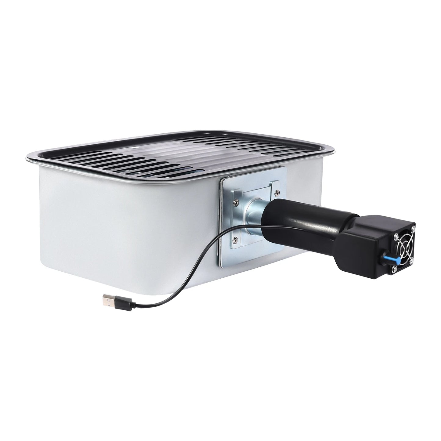 Portable Camping Grill With USB Fan Control And Ash Tray