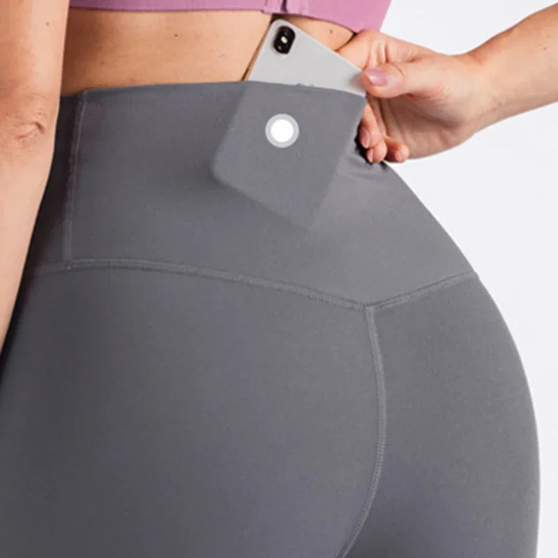 Breathable High Waist Yoga Leggings For Women Elastic Gym Tights