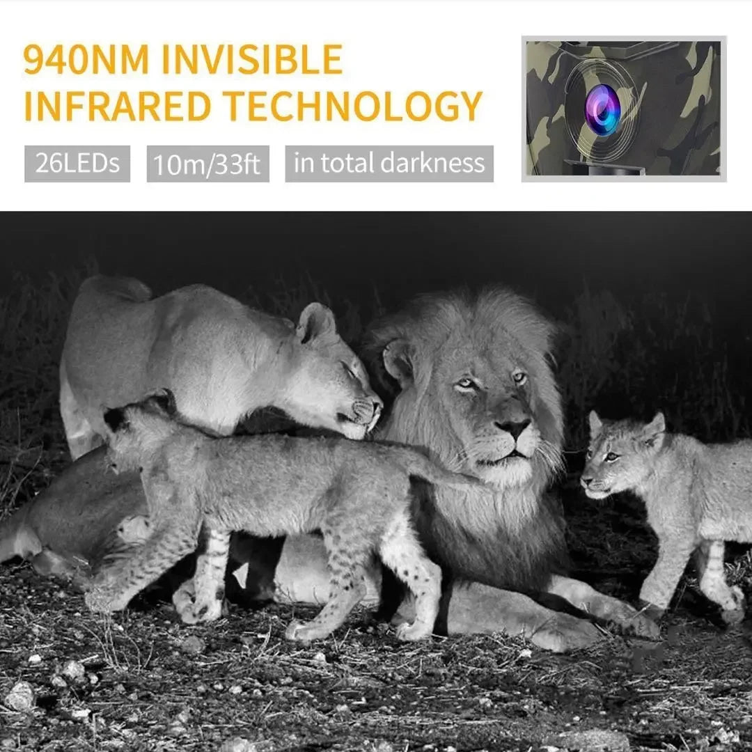 Tensdarcam Hunting Trail Camera Night Vision With Motion Activated