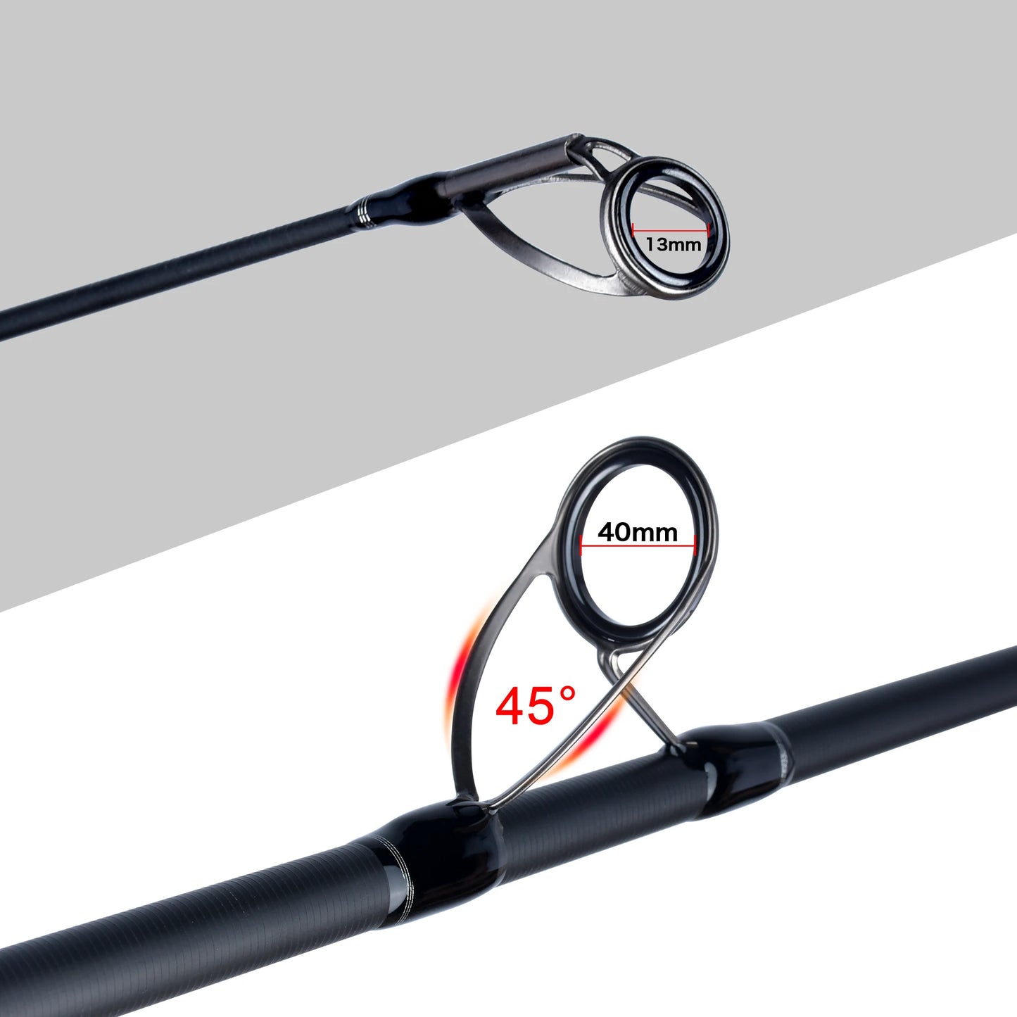 BIUTIFU BIGFISH Carp Surfcasting Fishing Rods 3.0m 3.3m 3.6m 3.9m 4.2m 4.5m T800Carbon 3.5lbs Shore Casting 40-200g Spinning Hard Rock Pole