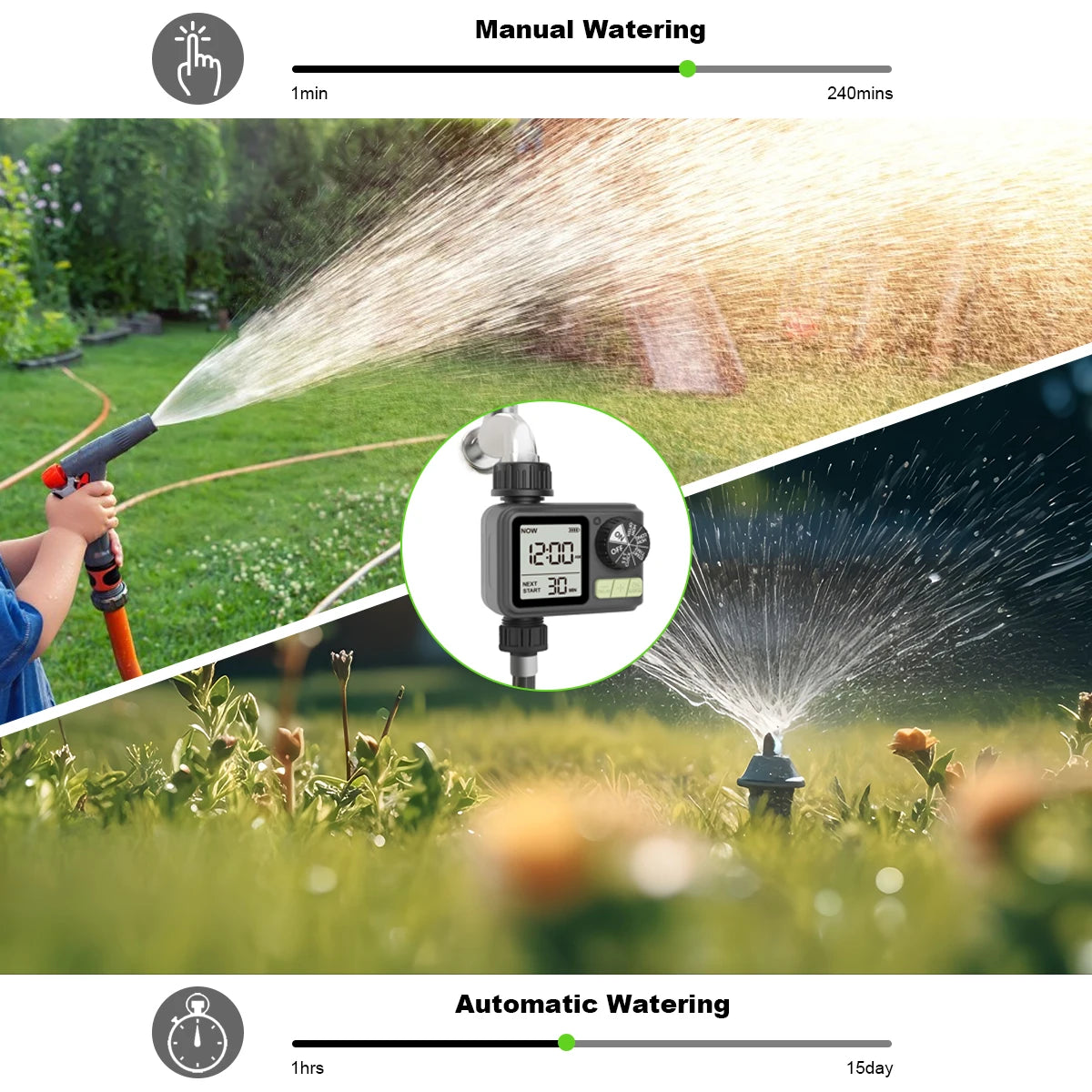 Eshico HCT M05 Automatic Outdoor Garden Sprinkler Water Timer Controller