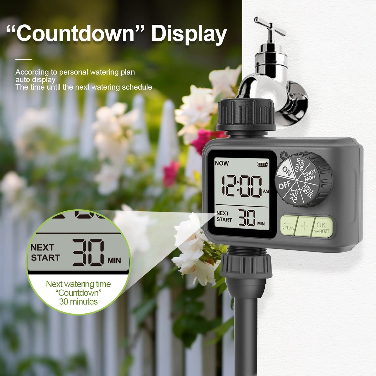 Eshico HCT M05 Automatic Outdoor Garden Sprinkler Water Timer Controller