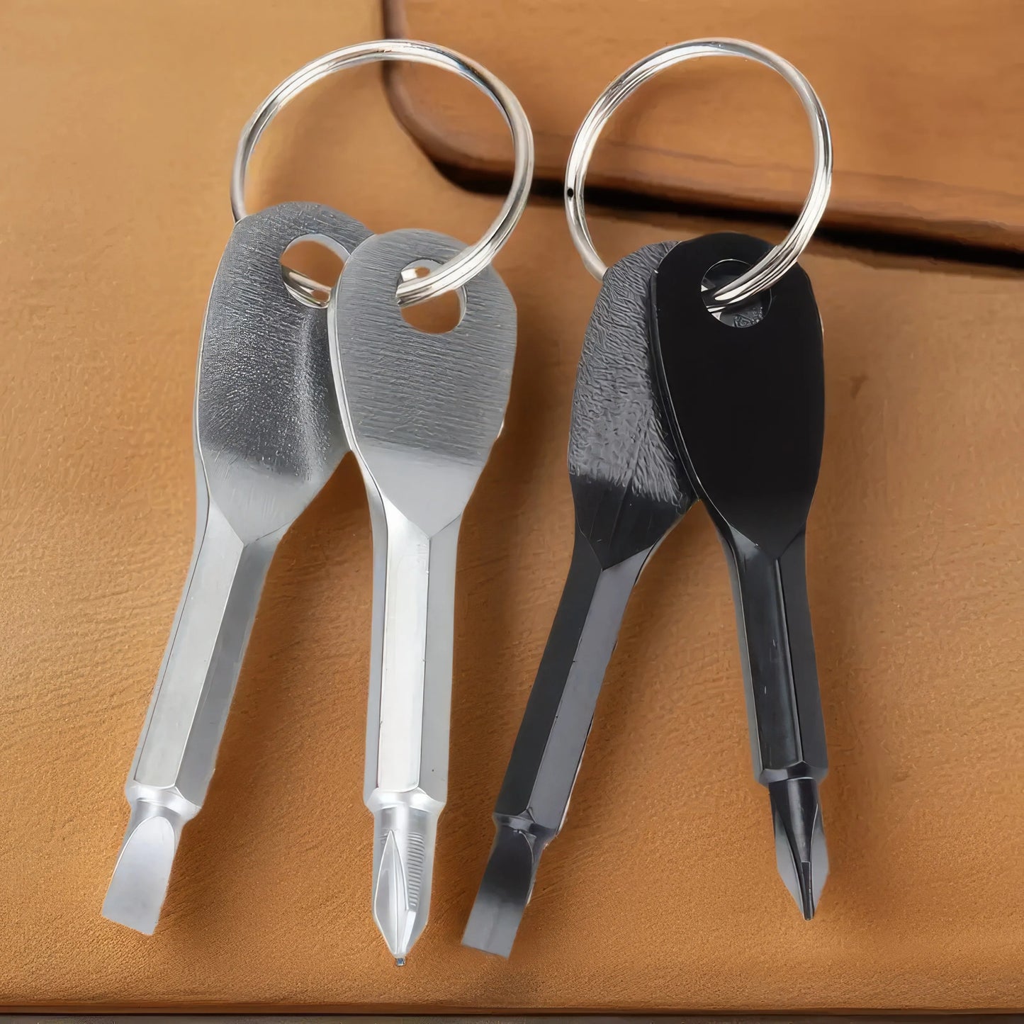 Mini Keychain Screwdrivers Set Portable Steel Tools For Car Repair