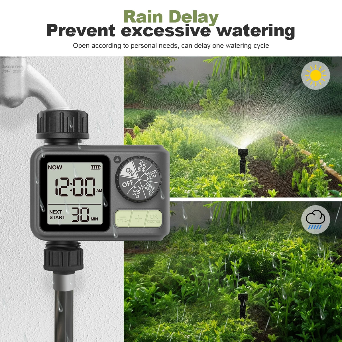 Eshico HCT M05 Automatic Outdoor Garden Sprinkler Water Timer Controller