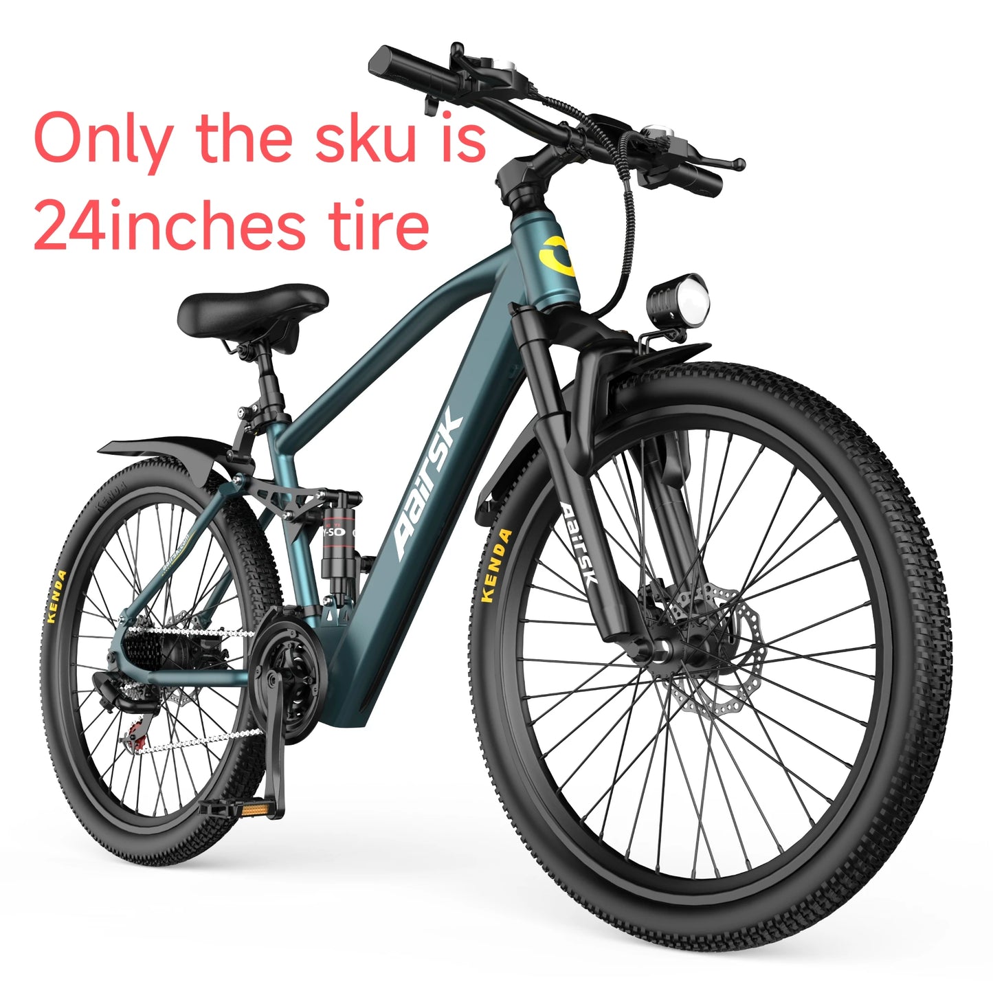Electric Bike for Adults 1500W Peak Motor 34MPH Fast Speed 48V 15Ah Battery 26" Fat Tire Mountain Ebike 390lbs Max Load Aluminum