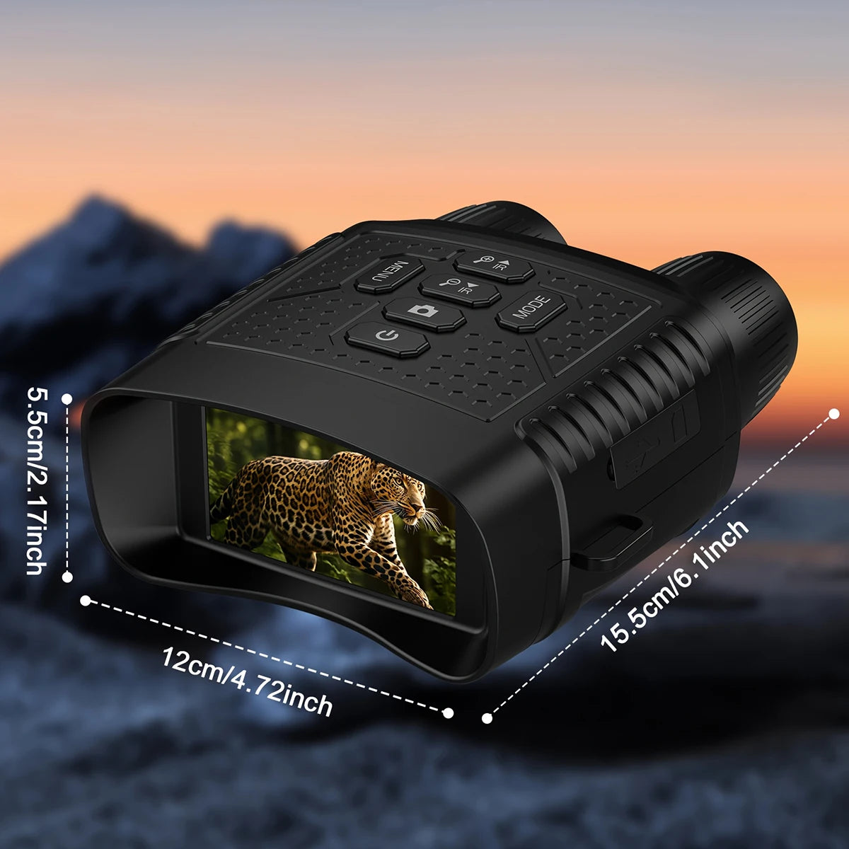 Digital Night Vision Binoculars With Infrared Photo Video Recording