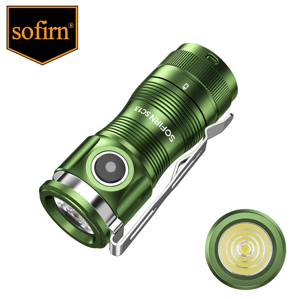SOFIRN SP40 SC21PRO IF22A H25S SD09L SC29 SC31PRO SC13 SC33 Powerful Rechargeable LED Flashlight EDC Torch Shipping From US