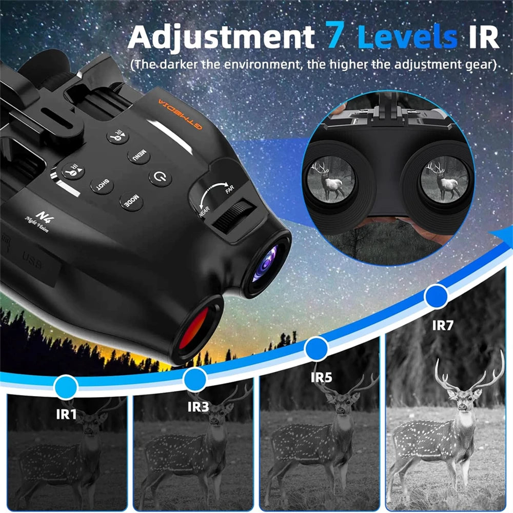 GTGUARD N4 Digital Night Vision Binoculars With Infrared Viewing