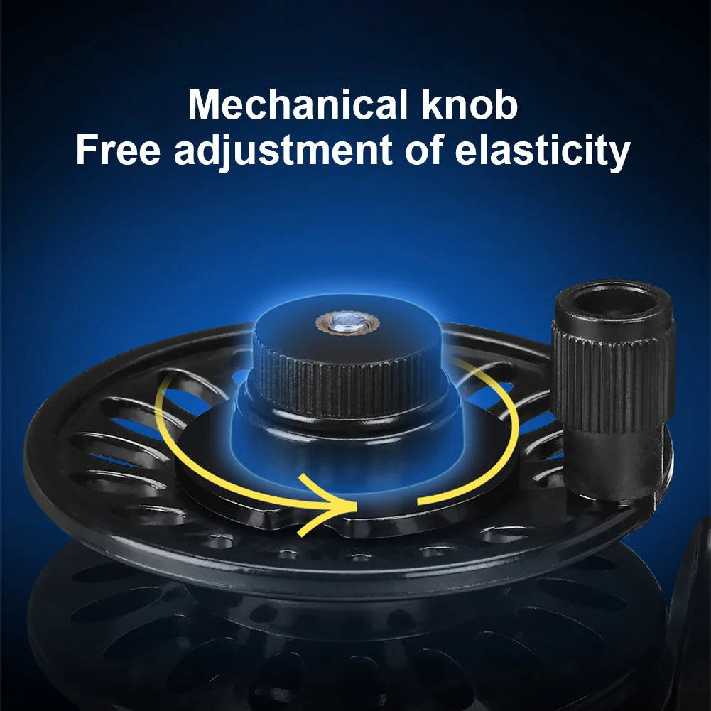 Ice Fishing Reel 1:1 Speed Ratio ABS Adjustable Tension Control Braking Force 4kg Inline Ice Reel Fishing Wheel for Trout Pike