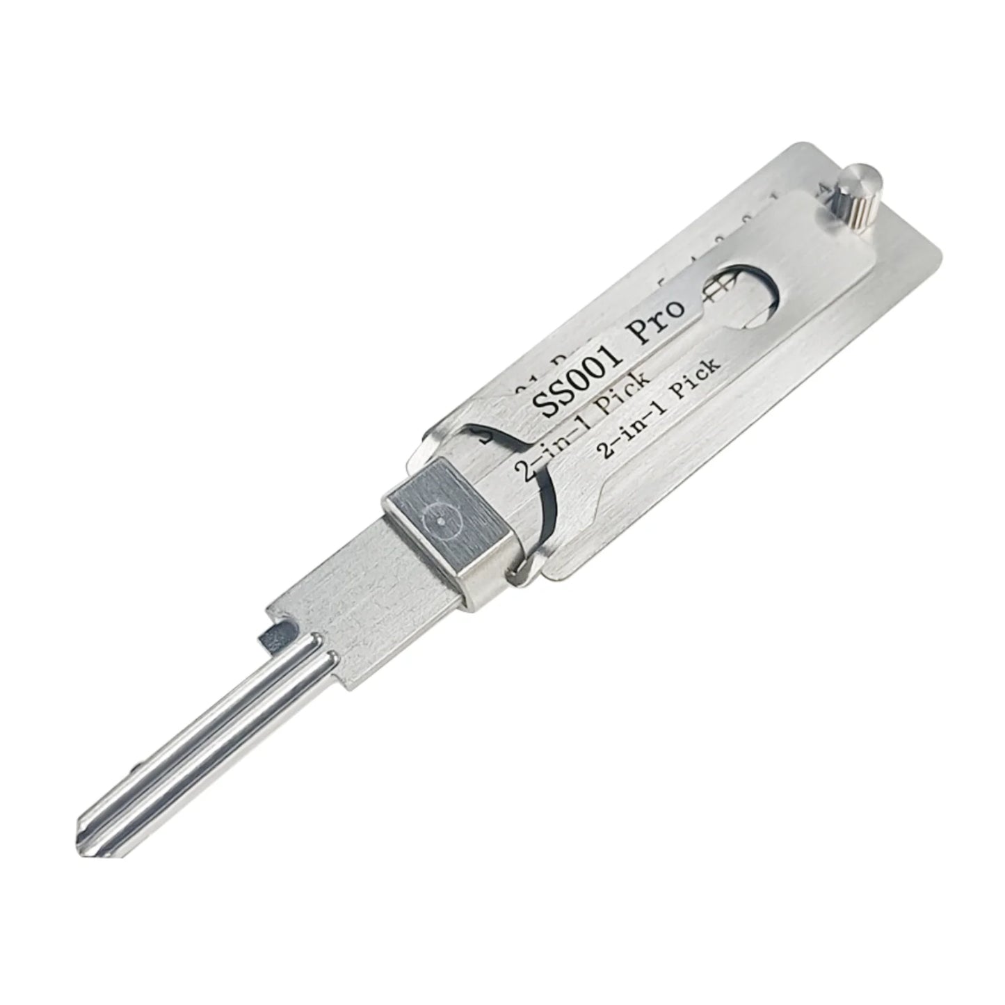 SS001 pro Stainless Steel Key Decoder 2 In 1 Precision Hook & Pick Set Lock Decoder O-ring Pickup Kit Maintenance Repair Hand Tools