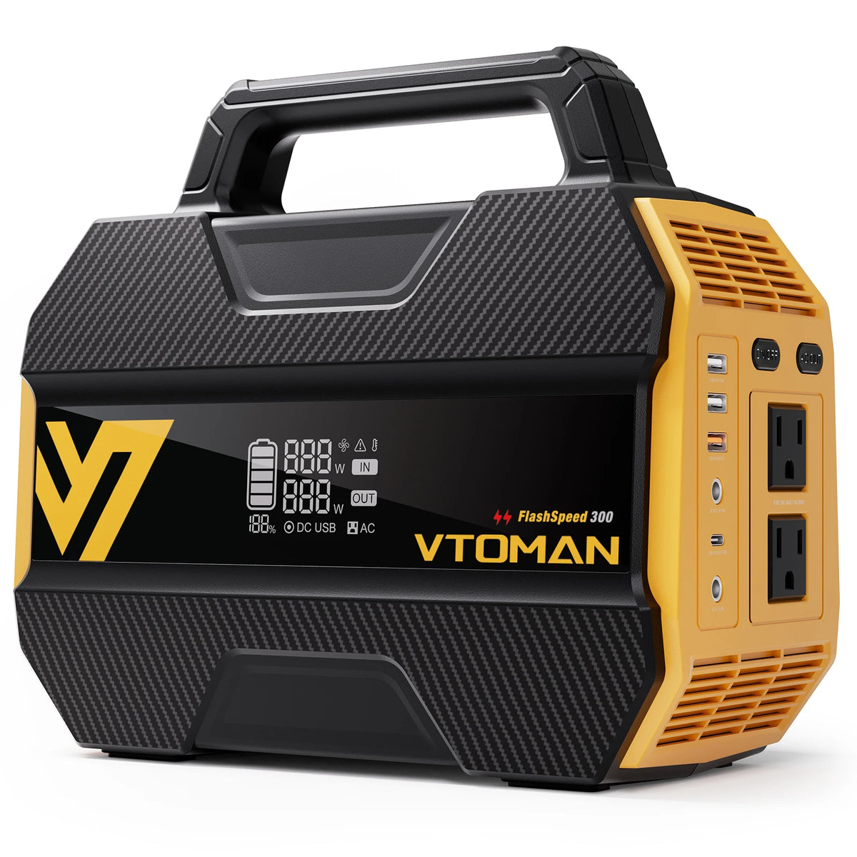 VTOMAN FlashSpeed 300 Portable Power Station For Camping Travel