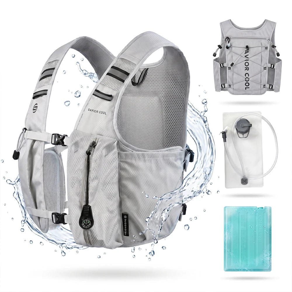 Advanced Cooling Vest With Refrigeration Technology And Water Bladder