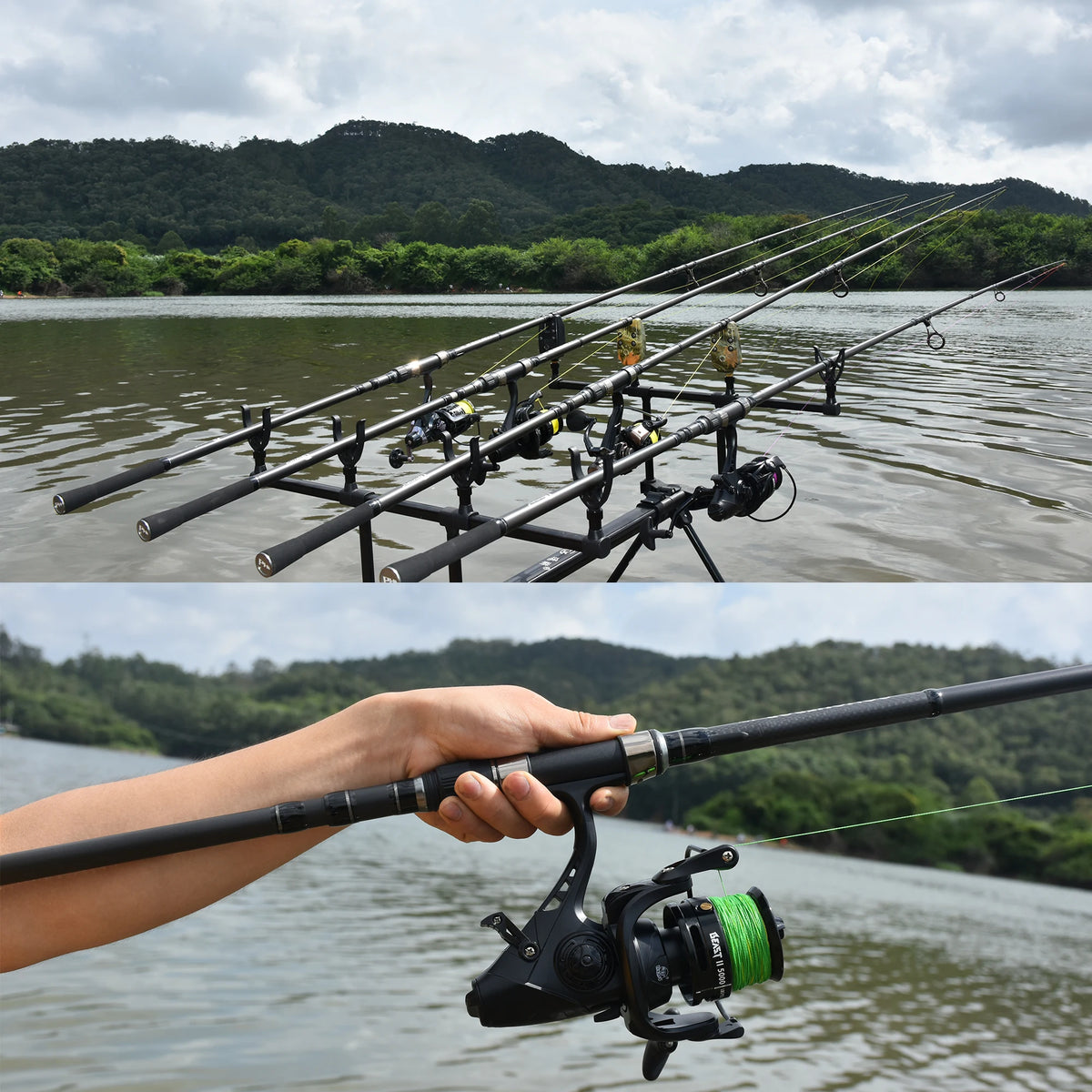 BIUTIFU Carbon Fiber Carp Fishing Rod With Fast Spinning Action
