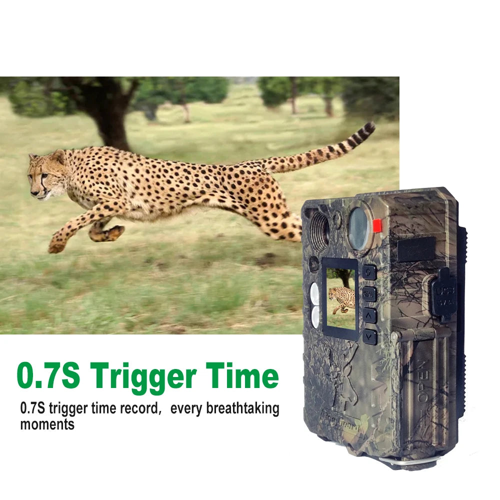 BolyGuard Trail Camera 4K HD Hunting Wildlife Cam 940nm IR