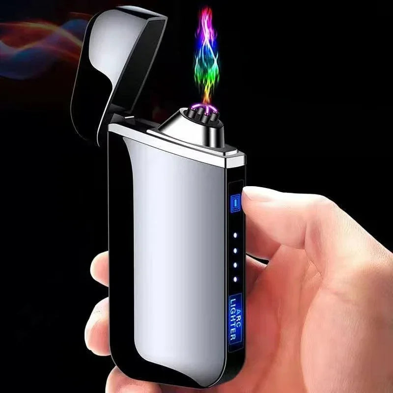 Miflame Windproof Electric Flameless Plasma Lighter Double Arc USB Rechargeable
