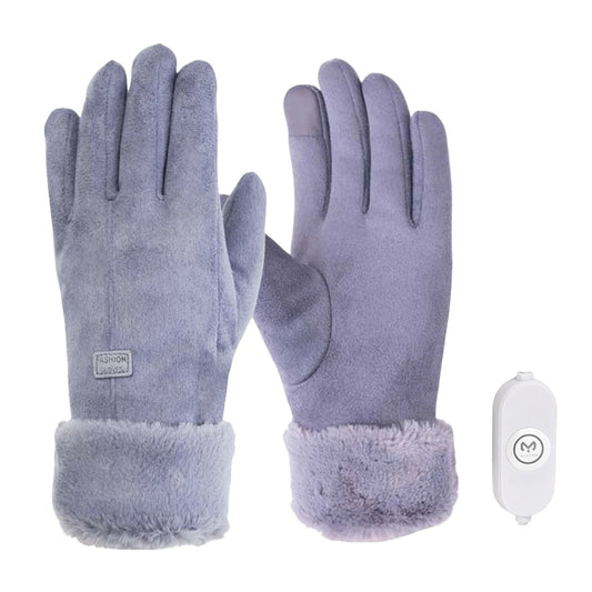 APWIKOGERCN Electric Warm Gloves Three Gear Thermal Cycling Touch Screen