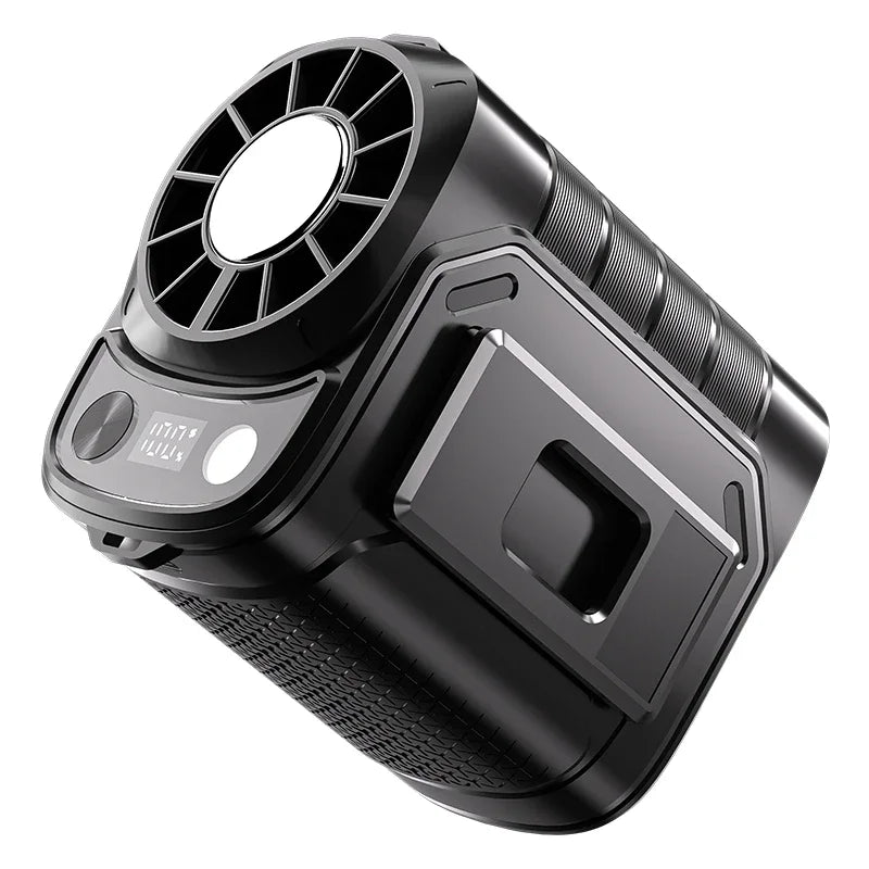 2026 new waist hanging fan outdoor camping fan portable violent fan long endurance cooling and charging