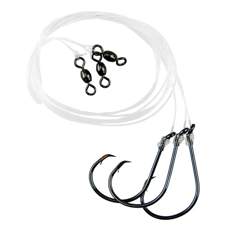 Inline Octopus Circle Fishing Hook Rig for Striped Bass Angling