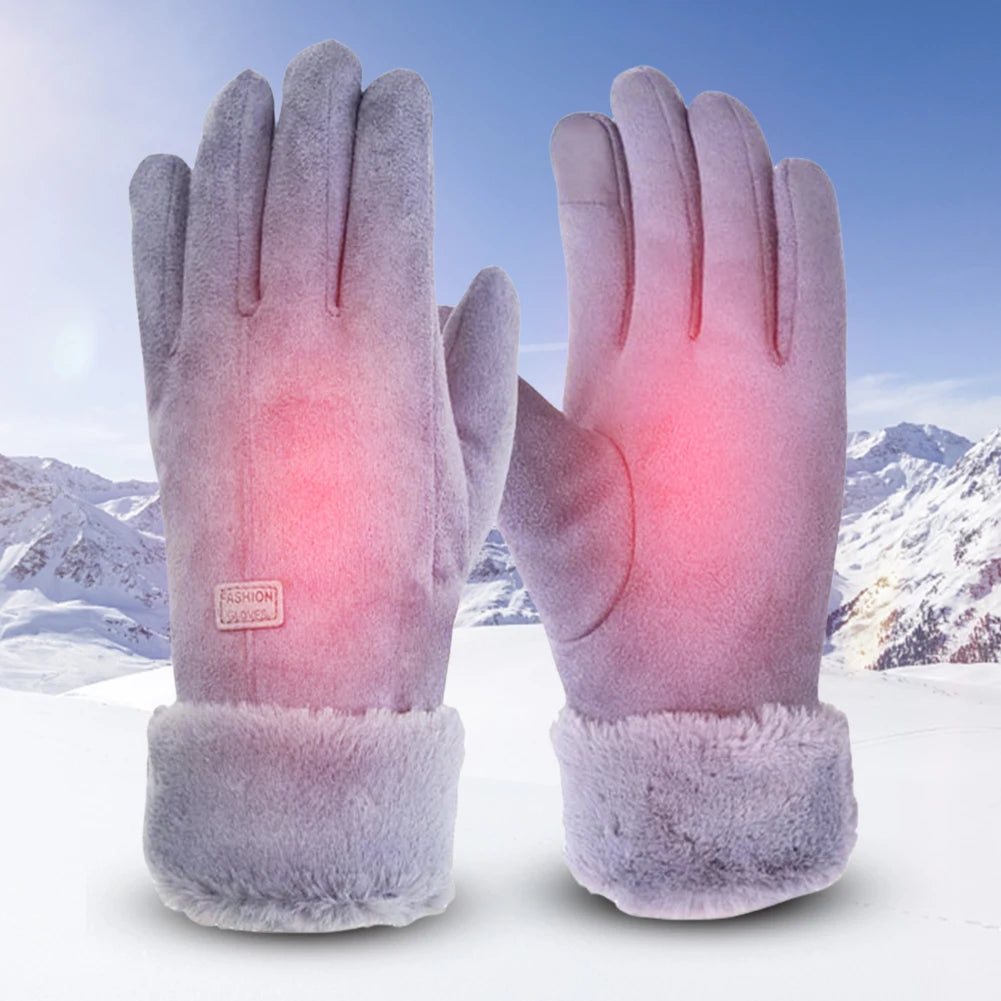 APWIKOGERCN Electric Warm Gloves Three Gear Thermal Cycling Touch Screen