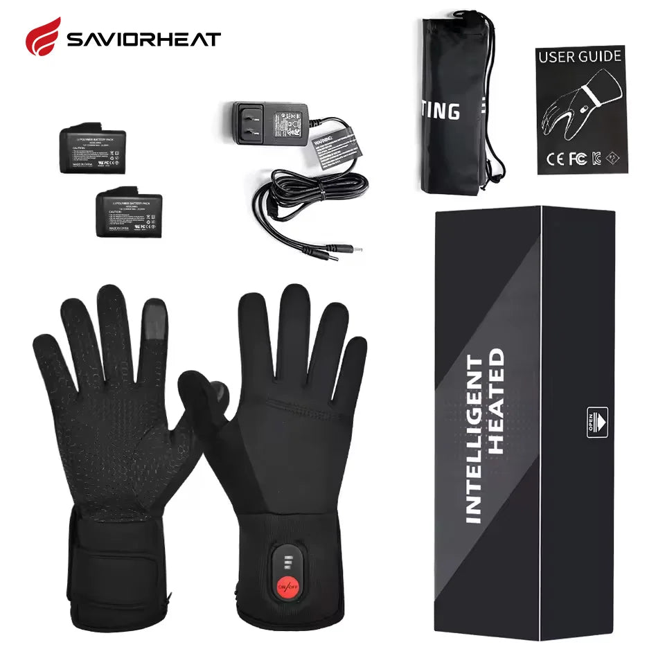 Savior Heat Rechargeable Electric Heated Gloves For Cold Weather
