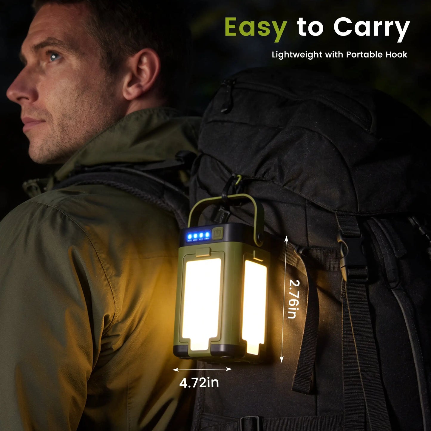 RELOIVE LED Camping Lantern,Battery Powered Solar Lanterns,6 Light Modes IPX4 Waterproof,Portable Hanging Collapsible Camping Lights for Outdoor,Home,Emergency