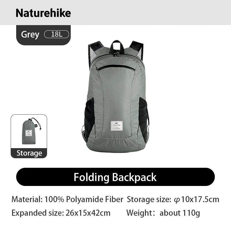 Naturehike Ultra Lightweight Nylon Hiking Travel Backpack