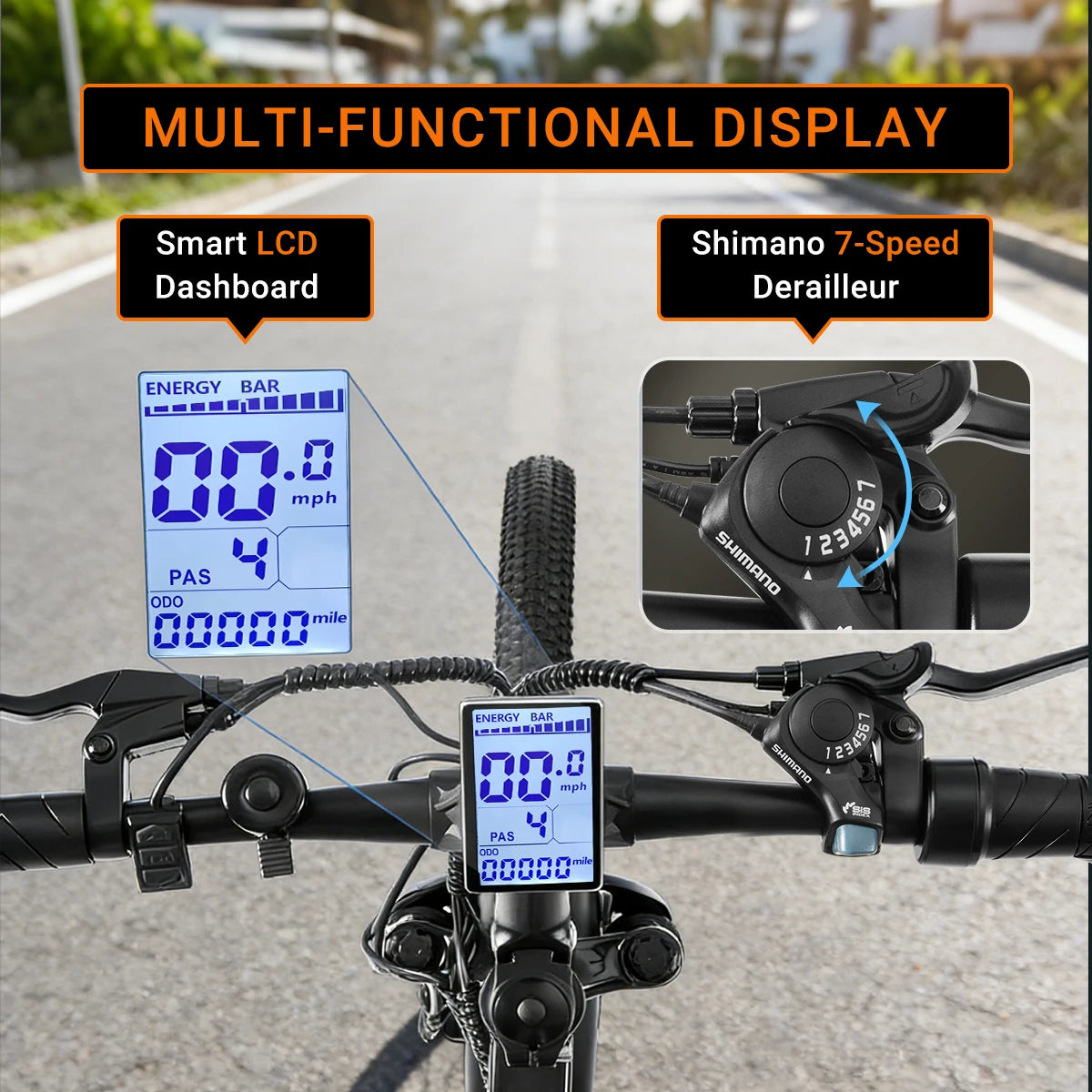 【1 Year Warranty】M26 Electric Bicycle 1000W Peak Motor 360WH Lithium Battery Electric Bike  26 Inch city E-bike UL2849